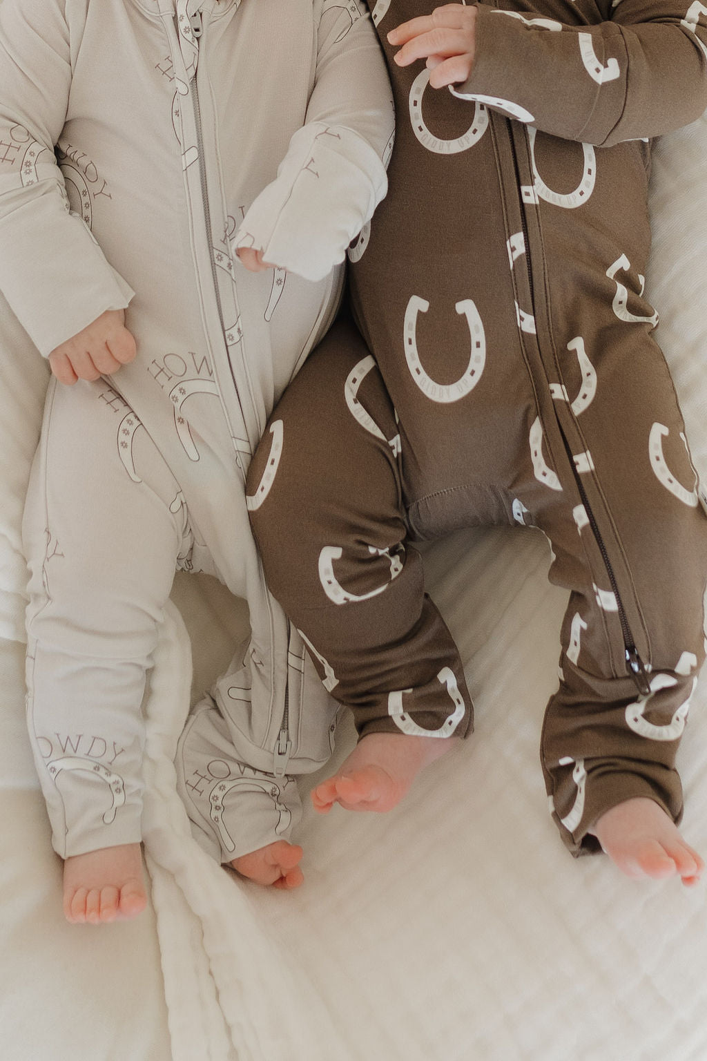 Bamboo Zip Pajamas Zipper Romper | Howdy