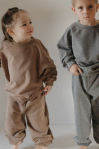 Child Sweat Set | Charcoal