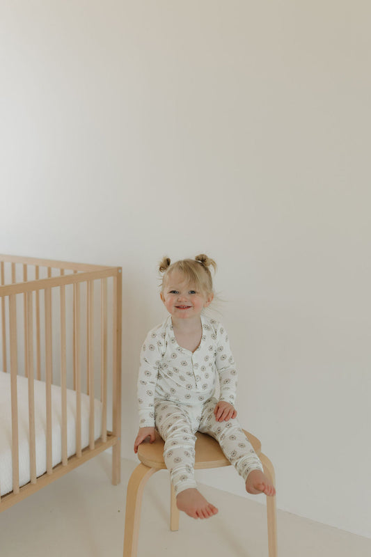 Bamboo Two Piece Pajamas | Daisy Fields Floral Set