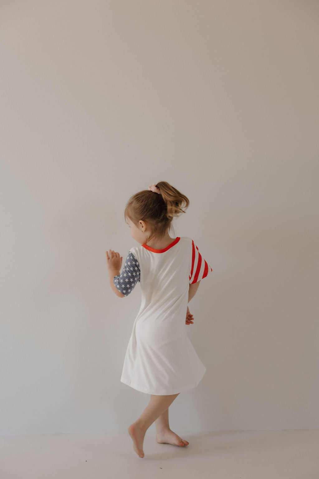 Bamboo T-Shirt Dress | Stars & Stripes