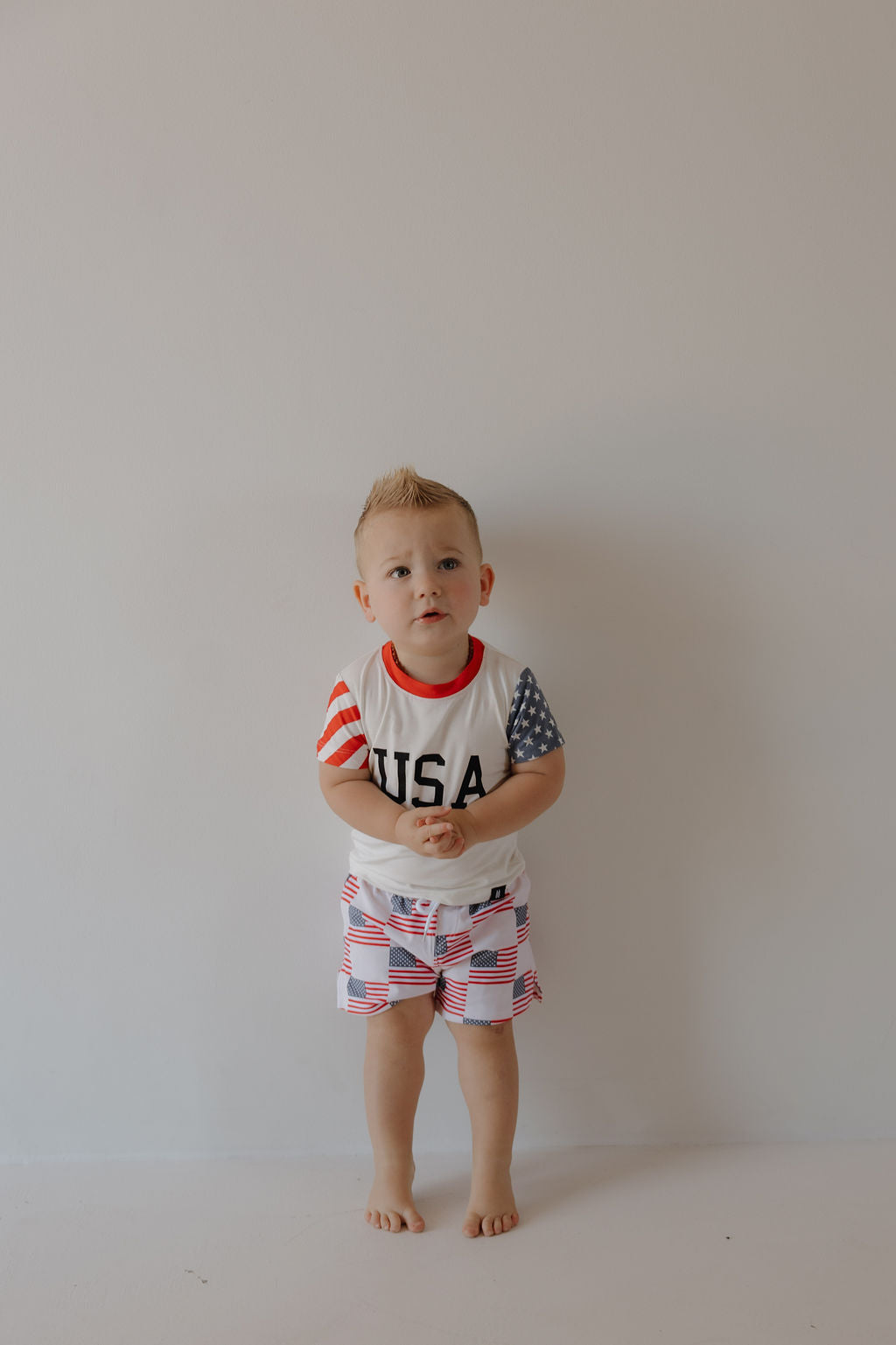 Child Bamboo T-Shirt | Stars & Stripes