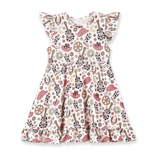 Cowgirl Cutie Bamboo Twirl Dress