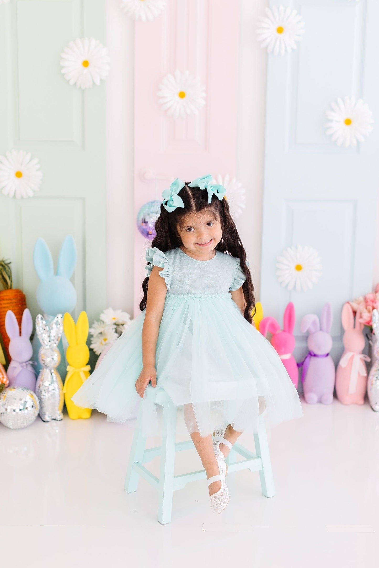 Sage Shimmer Tutu Dress