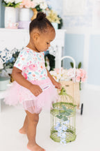 Rosettes Tutu Bodysuit Romper