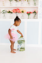 Rosettes Tutu Bodysuit Romper