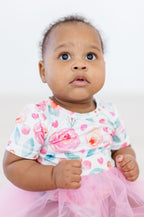 Rosettes Tutu Bodysuit Romper