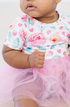 Rosettes Tutu Bodysuit Romper