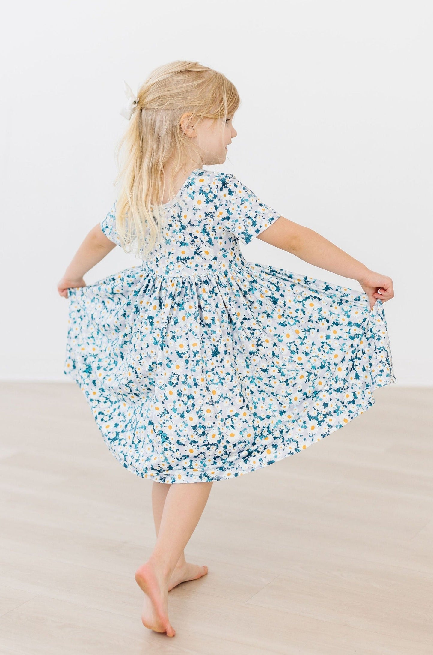 Oopsie Daisy Floral S/S Pocket Twirl Dress