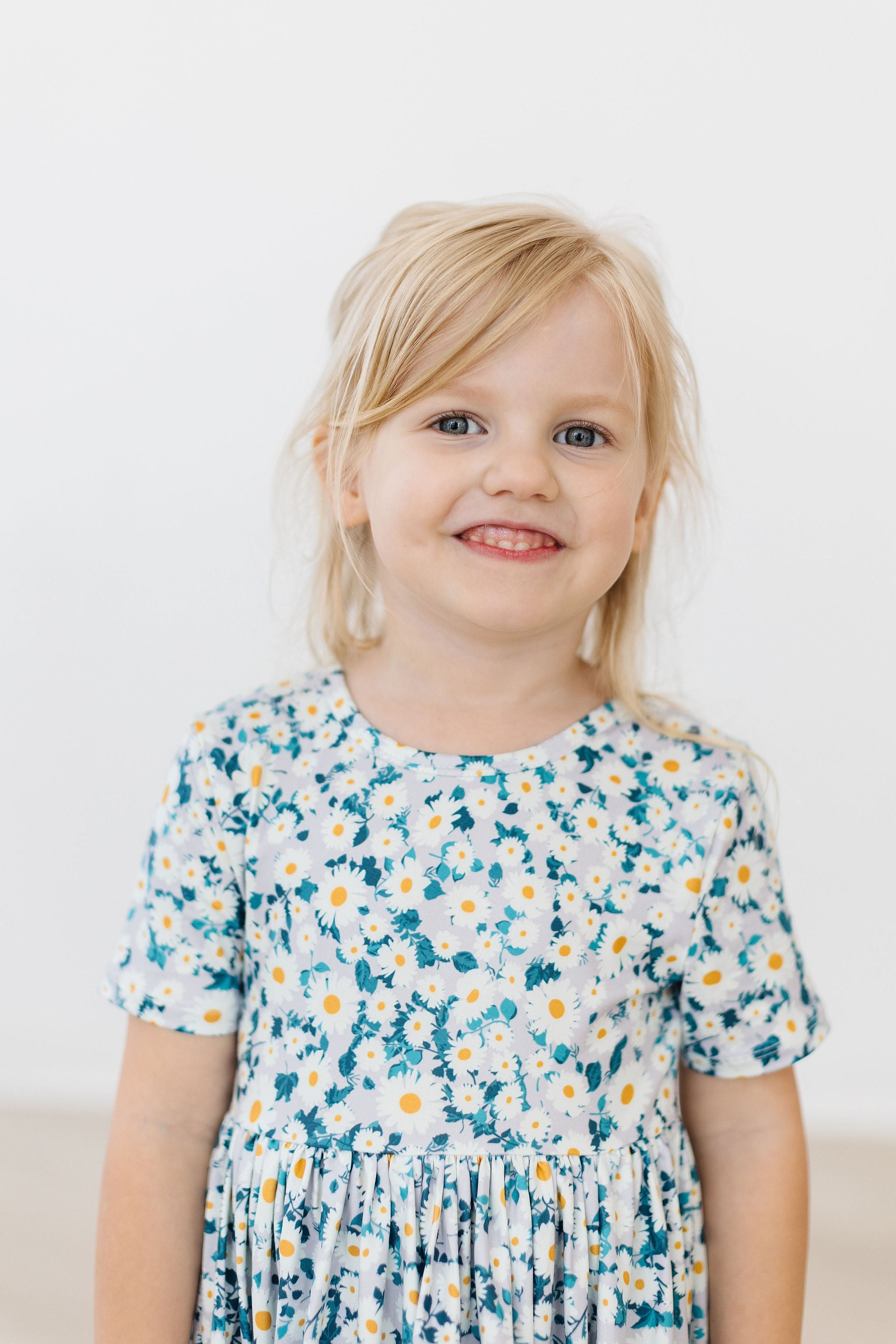 Oopsie Daisy Floral S/S Pocket Twirl Dress