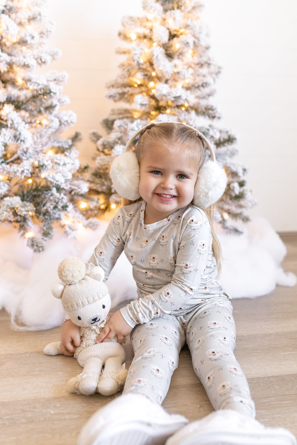 Beary Sleepy 2pc Bamboo Pajamas Set