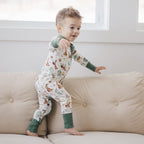 Cottontail Garden Bamboo Zippy Zipper Romper