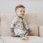 Cottontail Garden Bamboo Zippy Zipper Romper