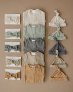 Vanilla Organic Cotton Ribbed Snap Romper
