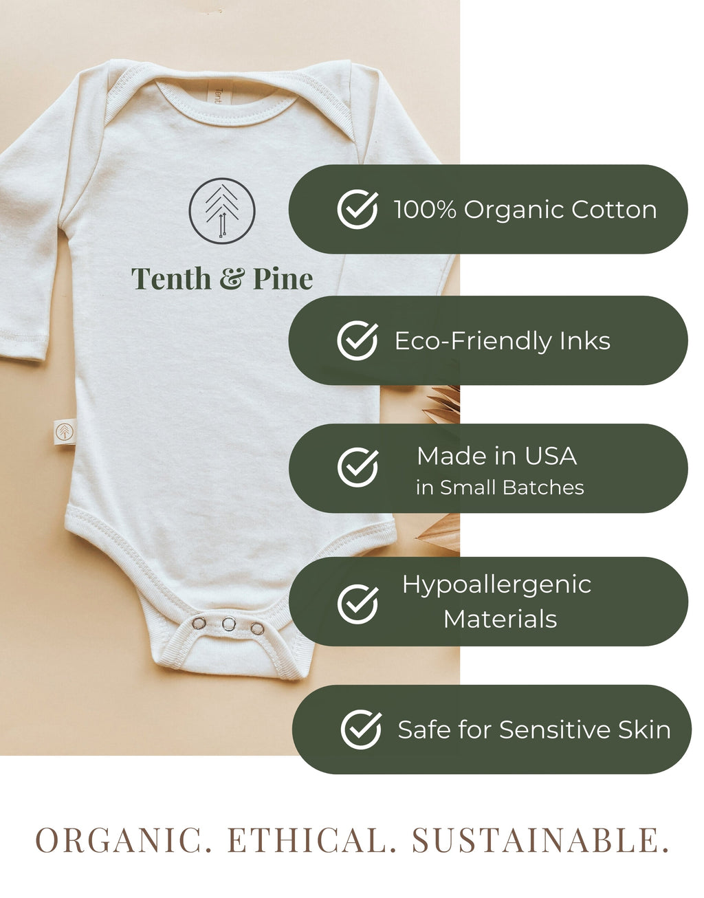 Game Day Organic Bodysuit Long Sleeve
