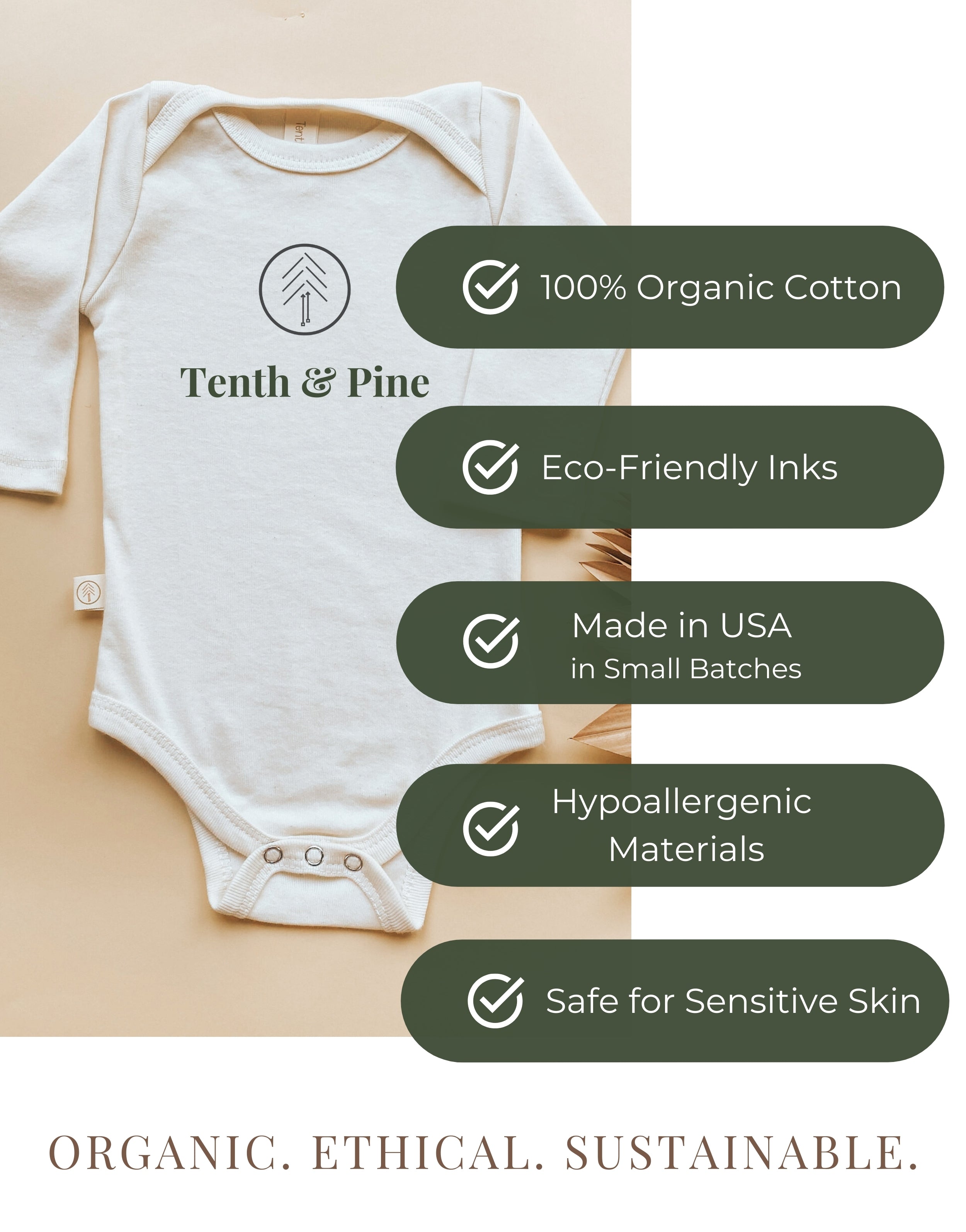 Game Day Organic Bodysuit Long Sleeve