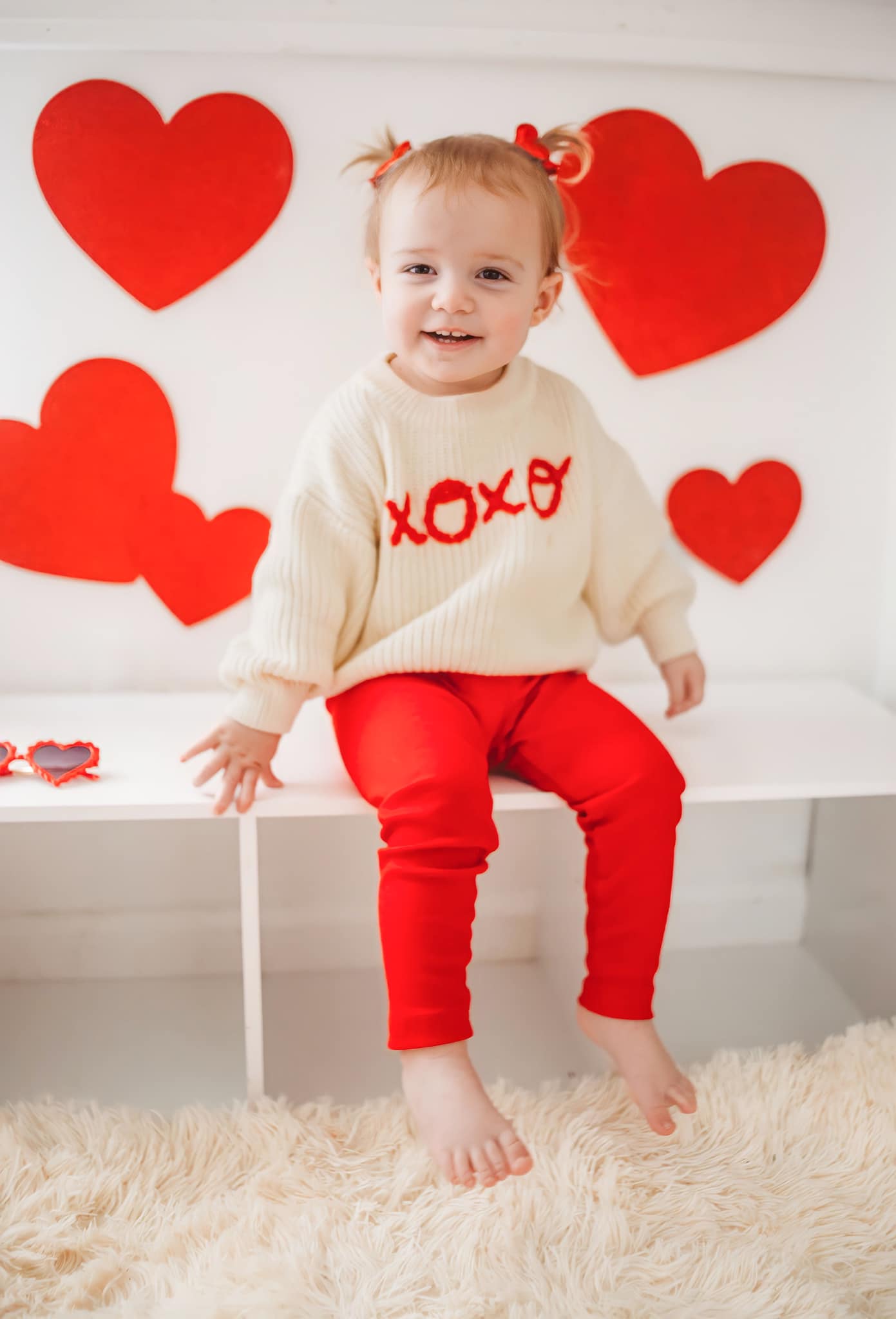 XOXO Hand Embroidered Sweater Top