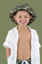CAMO SHARK DREAM BUCKET HAT