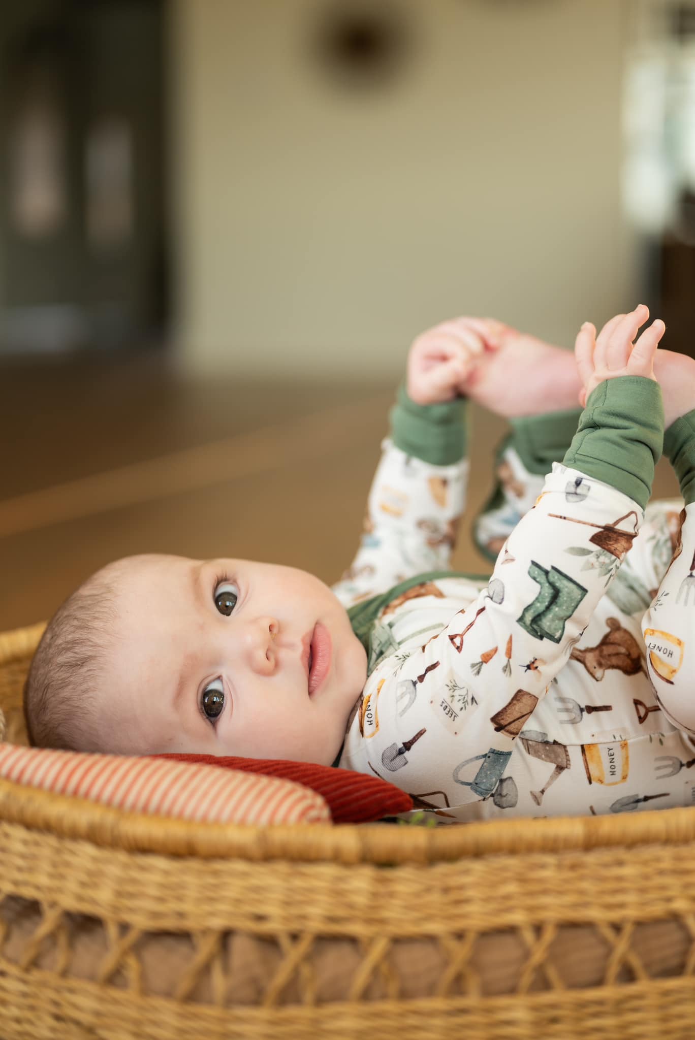 Cottontail Garden Bamboo Zippy Zipper Romper