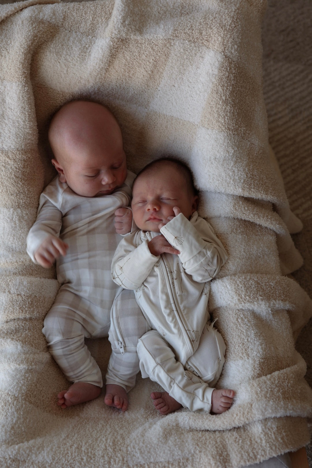 Bamboo Zip Pajamas Floral Romper | Dandelion