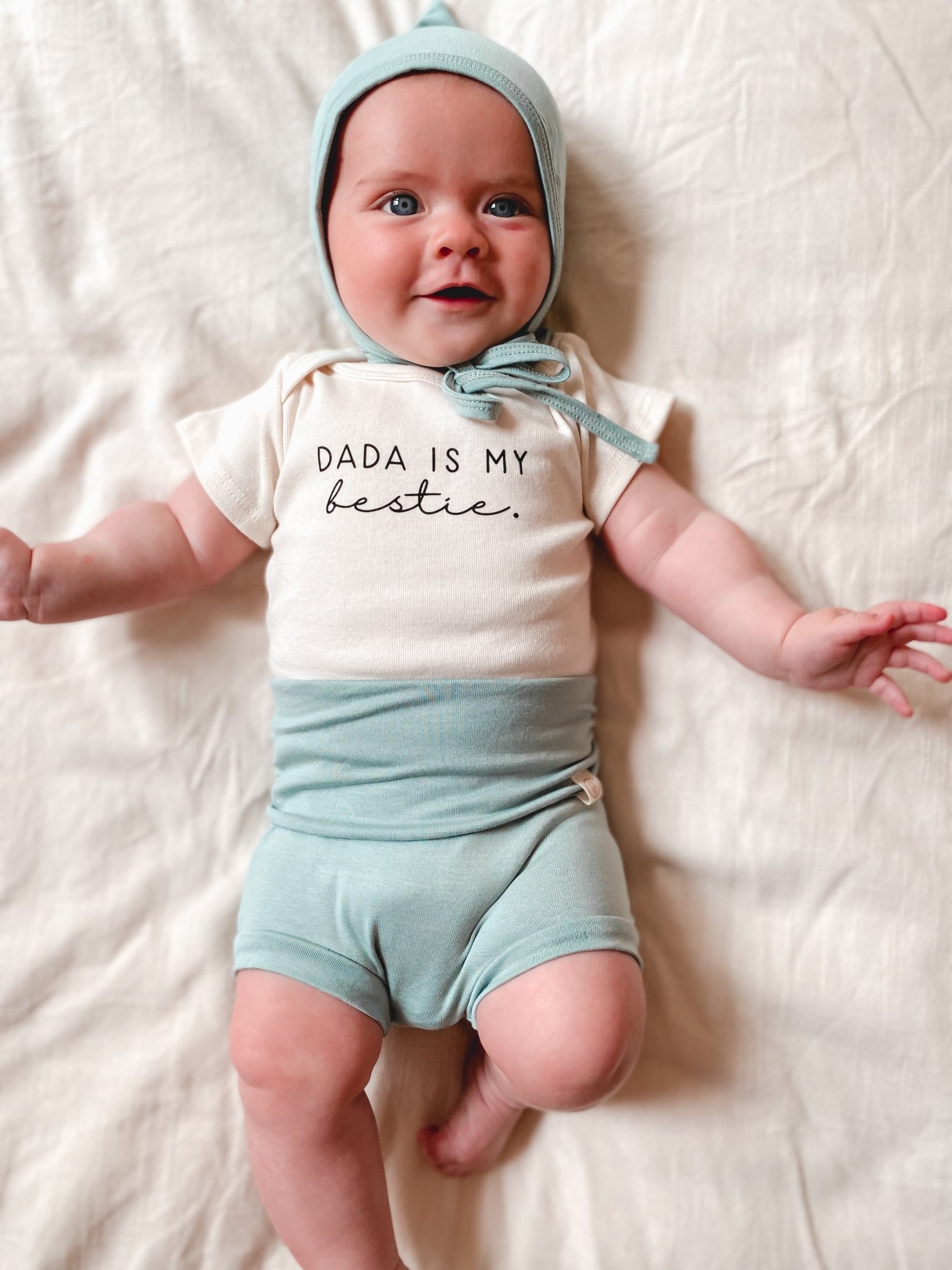 4/5T | Fold Over Bloomers | Seafoam | Bamboo
