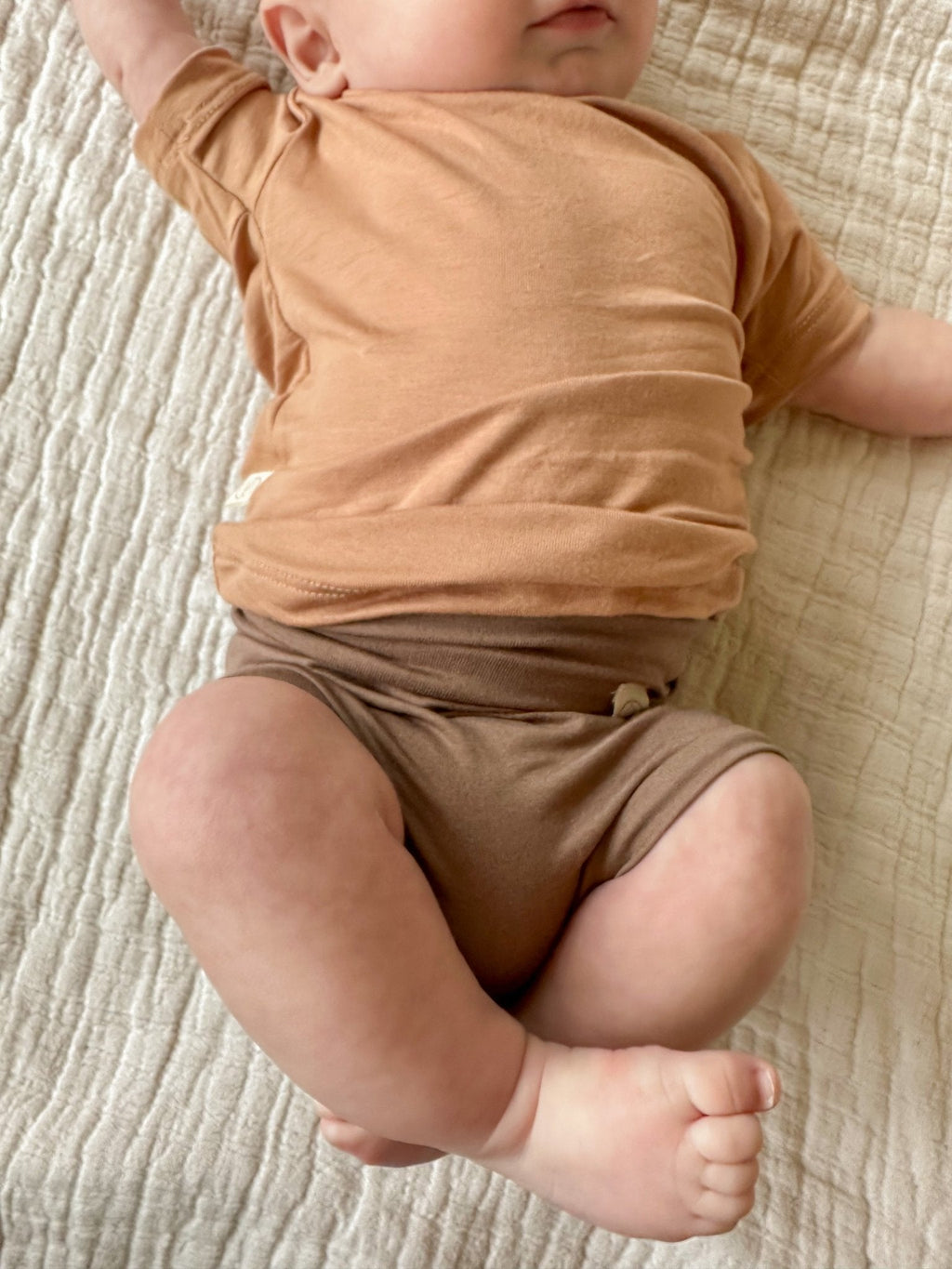 4/5T | Fold Over Bloomers | Mocha | Bamboo