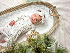 Tiny Trees Ribbed Bamboo Zippy Pajamas Romper