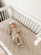 Dainty Ditsy Bamboo Crib Sheet