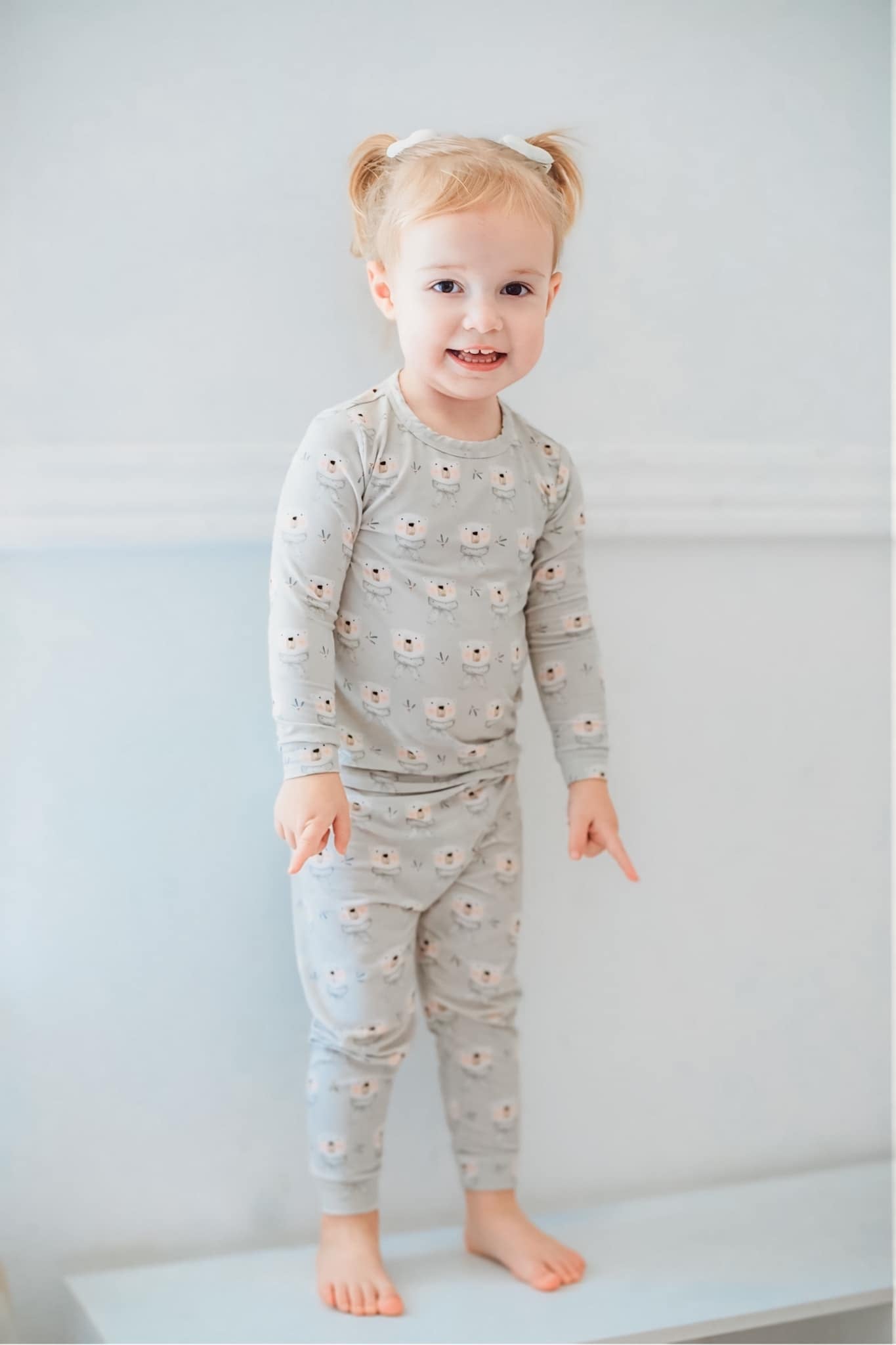 Beary Sleepy 2pc Bamboo Pajamas Set