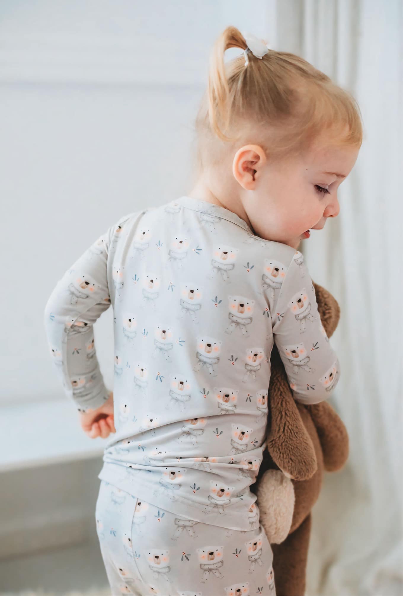 Beary Sleepy 2pc Bamboo Pajamas Set