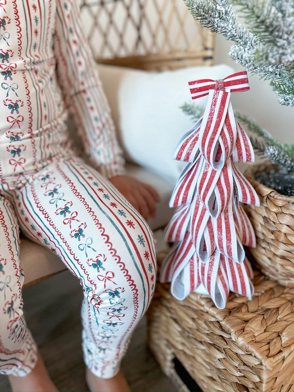Candy Cane Lane Bamboo Zippy Pajamas
