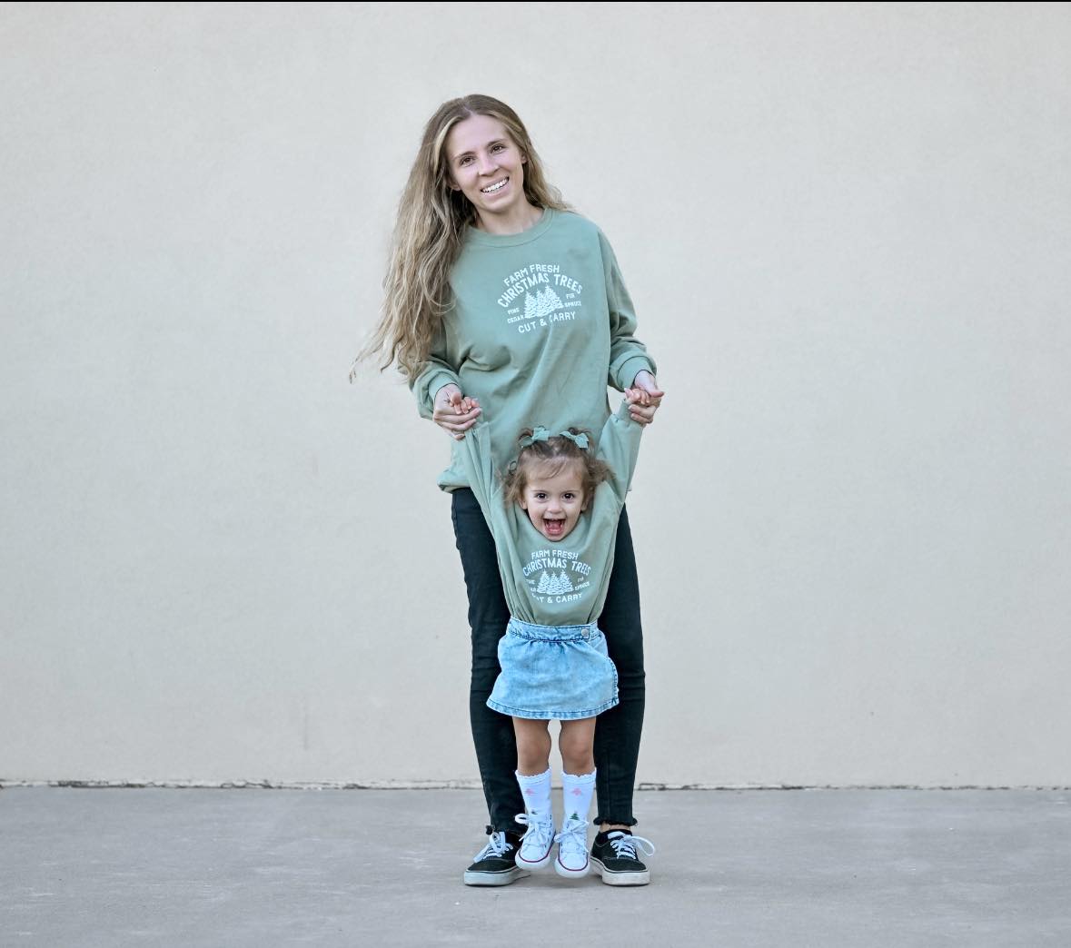 Farm Fresh Christmas Trees Crewneck Sweatshirt