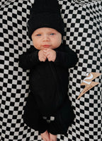 BLACK DREAM ZIPPER ROMPER