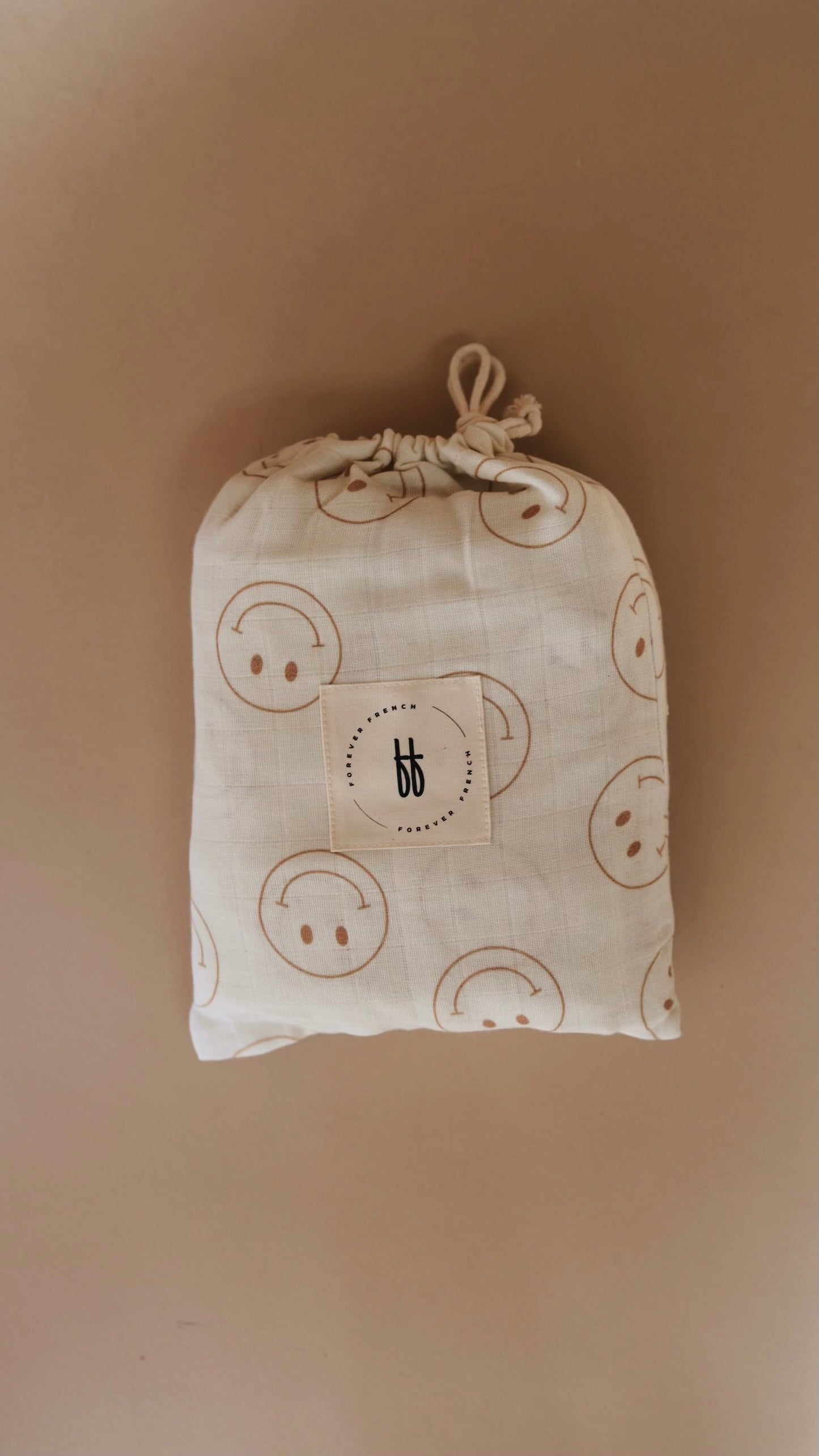 Muslin Crib Sheet | Just Smile Ivory