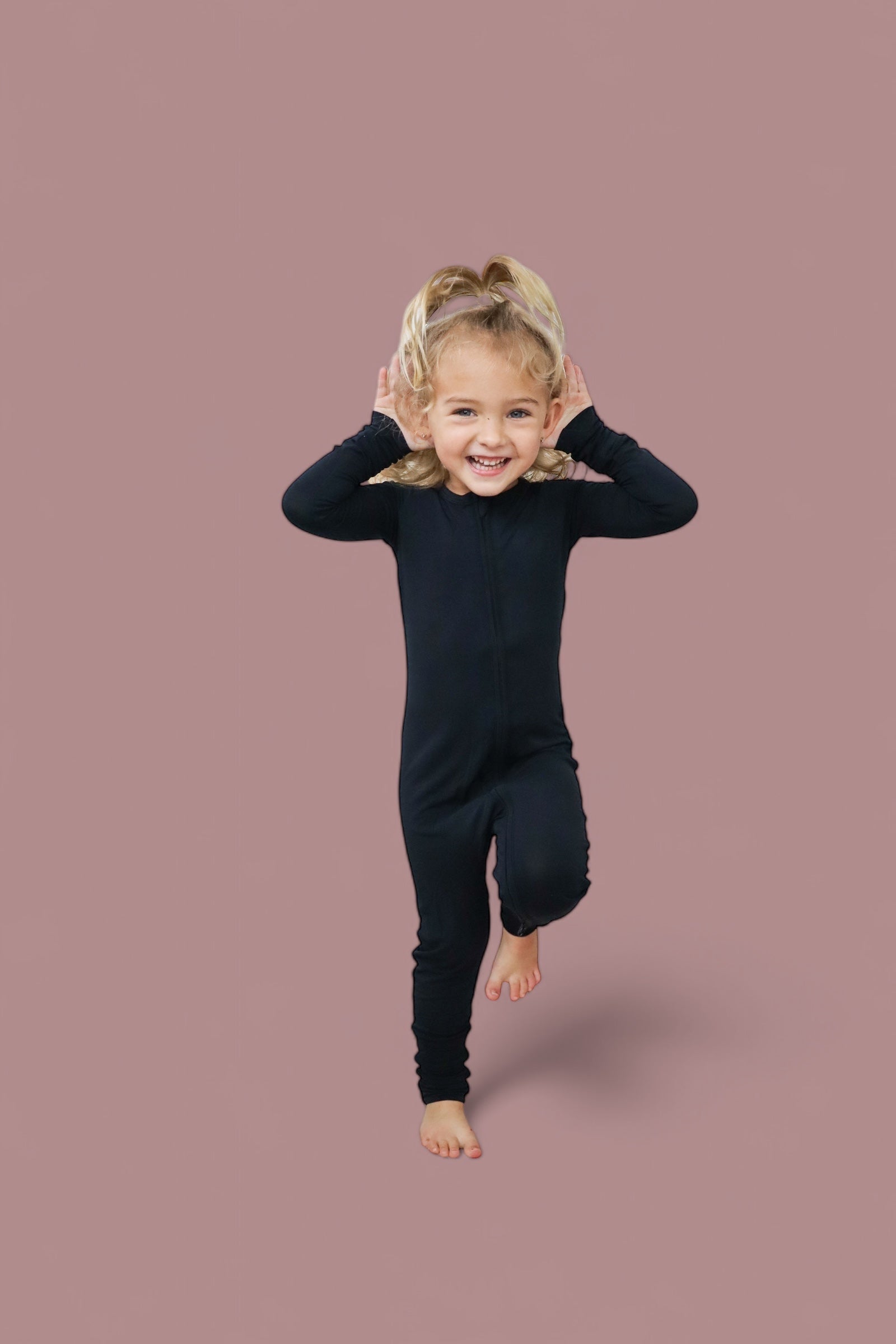 BLACK DREAM ZIPPER ROMPER