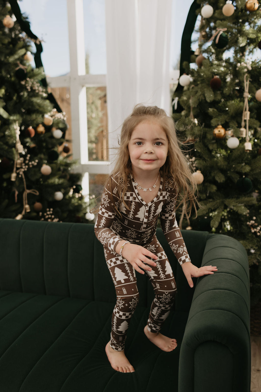 Bamboo Two Piece Pajamas | Forever Fair Isle