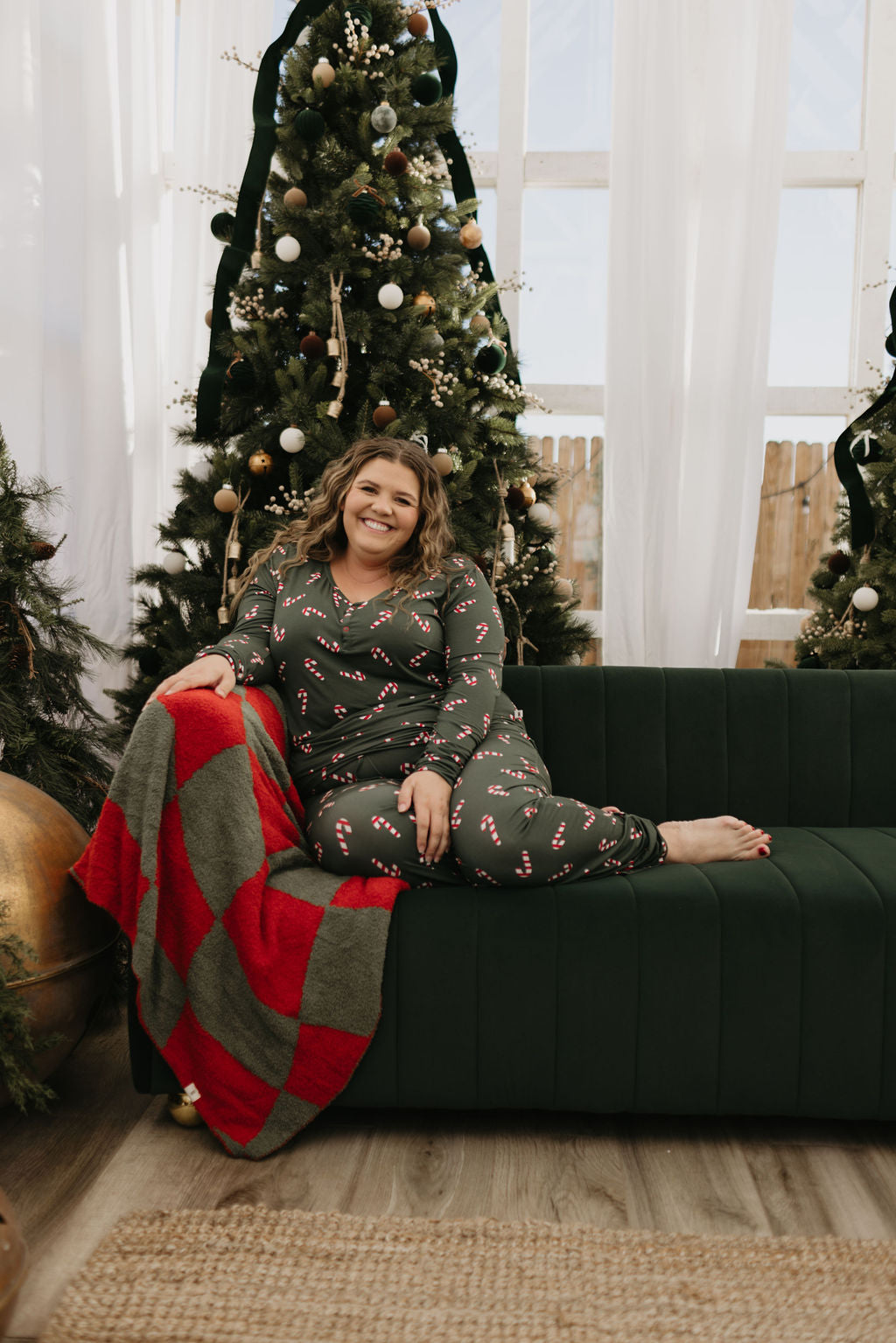 Women's Bamboo Pajamas | Candy Cane Lane 2024