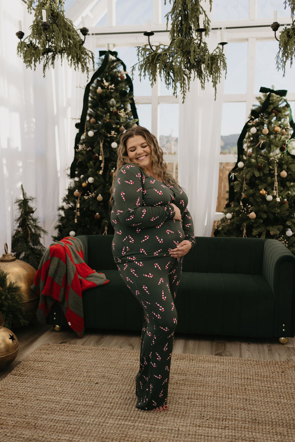 Women's Bamboo Pajamas | Candy Cane Lane 2024