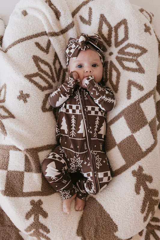 Bamboo Zip Pajamas | Forever Fair Isle