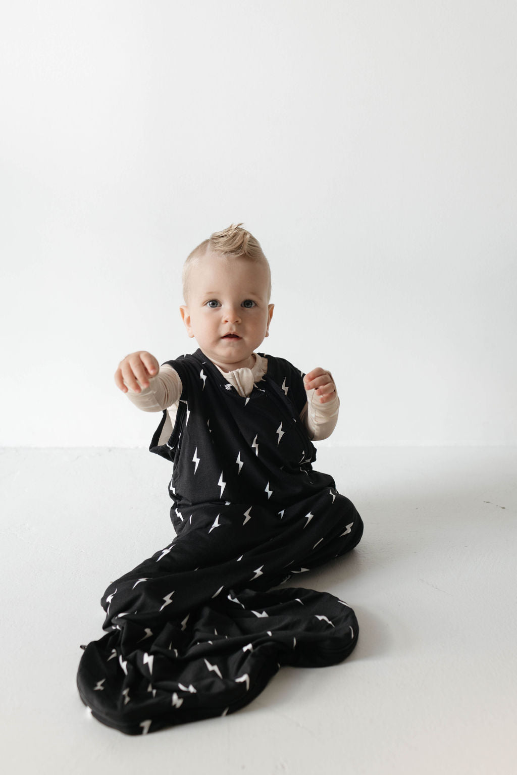 Bamboo Sleep Sack | Midnight Lightning Bolt