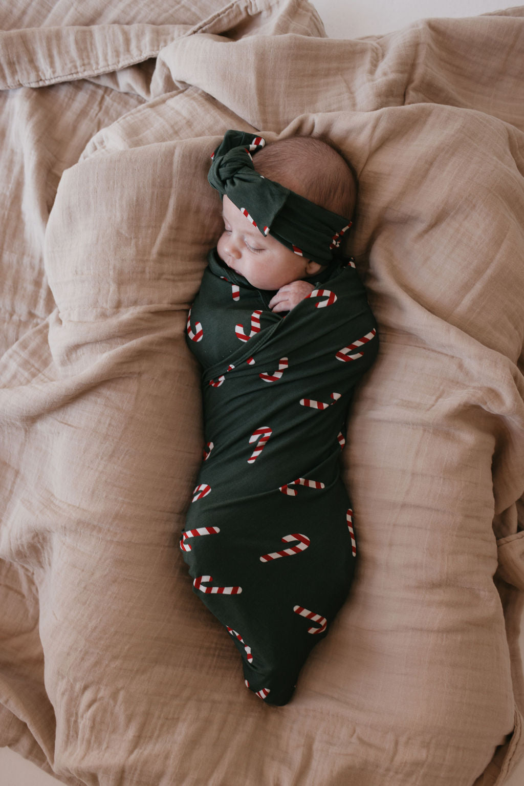 Bamboo Head Wrap | Candy Cane Lane 2024