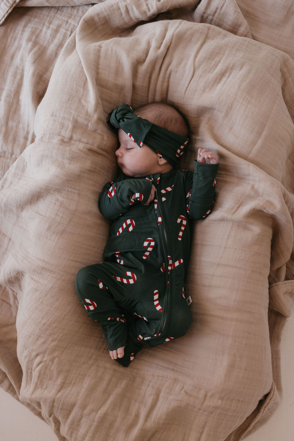 Bamboo Head Wrap | Candy Cane Lane 2024