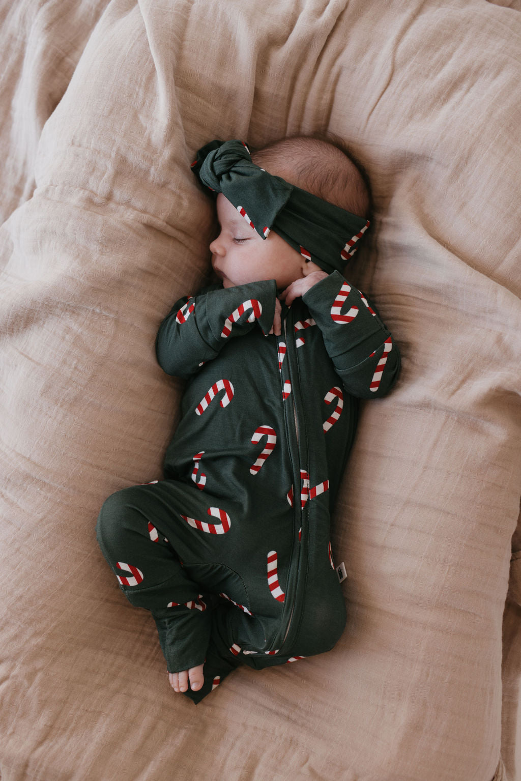 Bamboo Head Wrap | Candy Cane Lane 2024