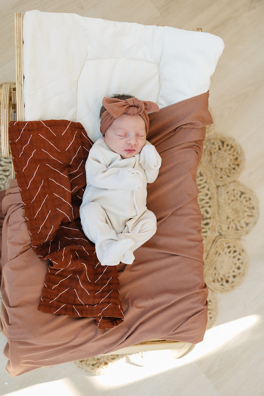 Vanilla Organic Cotton Ribbed Snap Romper