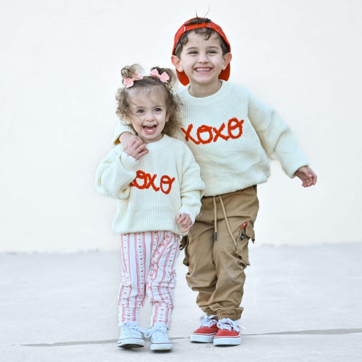 XOXO Hand Embroidered Sweater Top