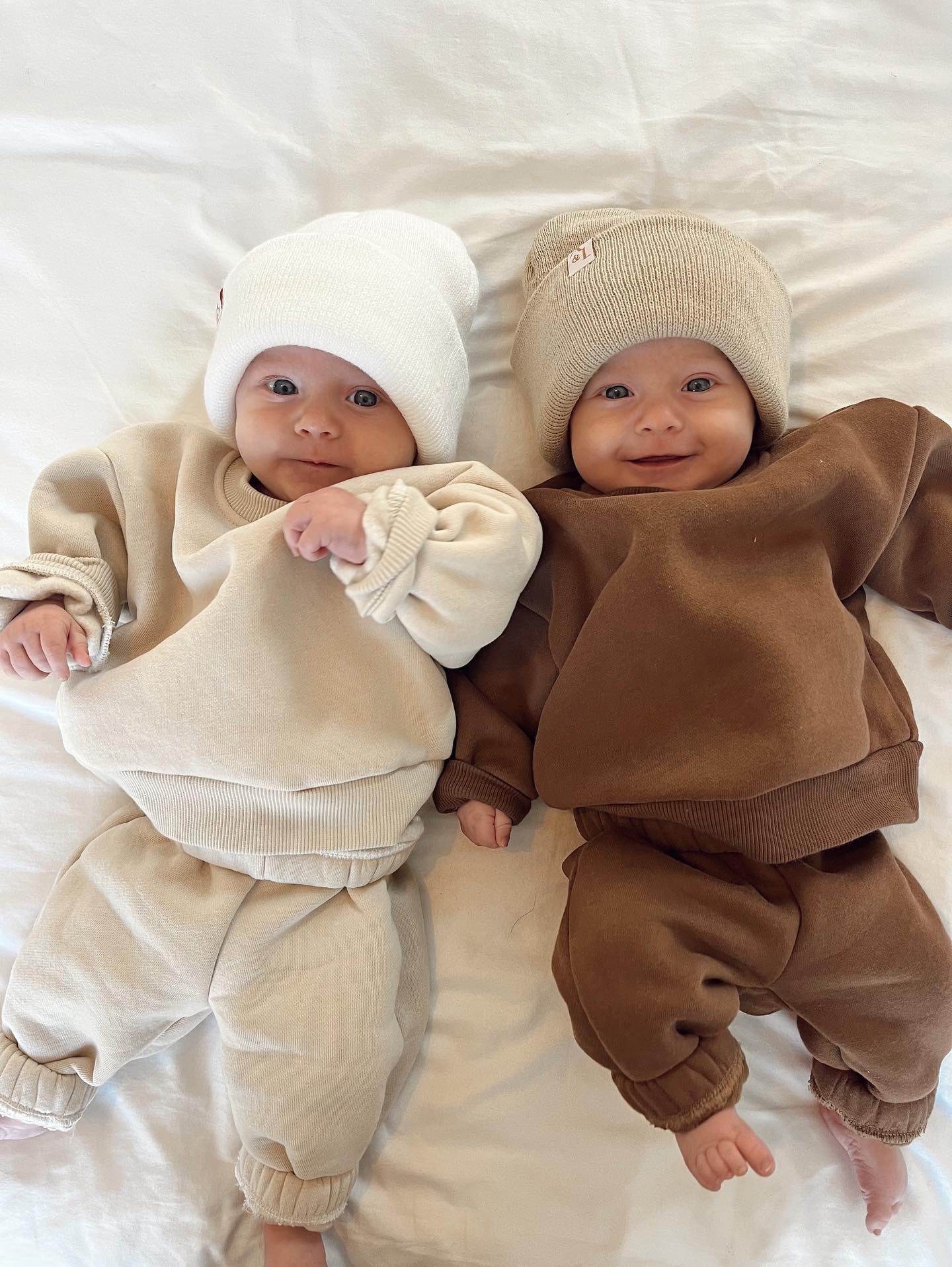 Baby Toddler Kids Fleece Sweat Set Outfit | Earthy Tones