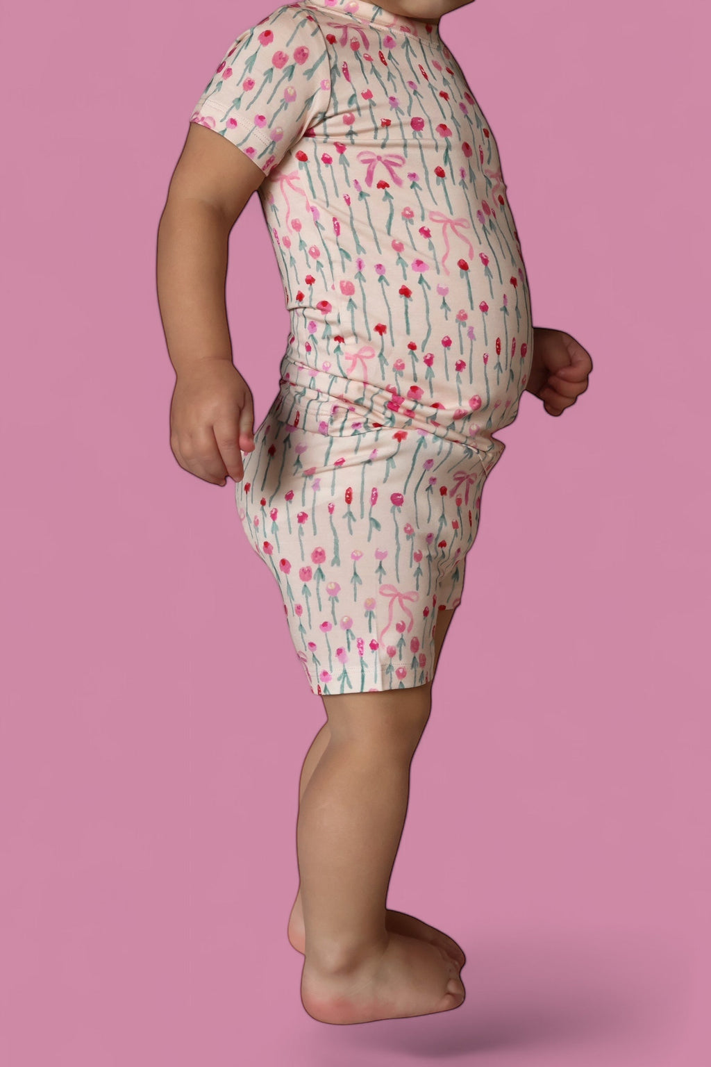 BLOOMS & BOWS FLORAL DREAM SHORT SET