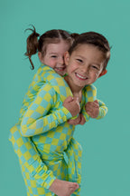 BE BOLD CHECKERS DREAM ZIPPER ROMPER