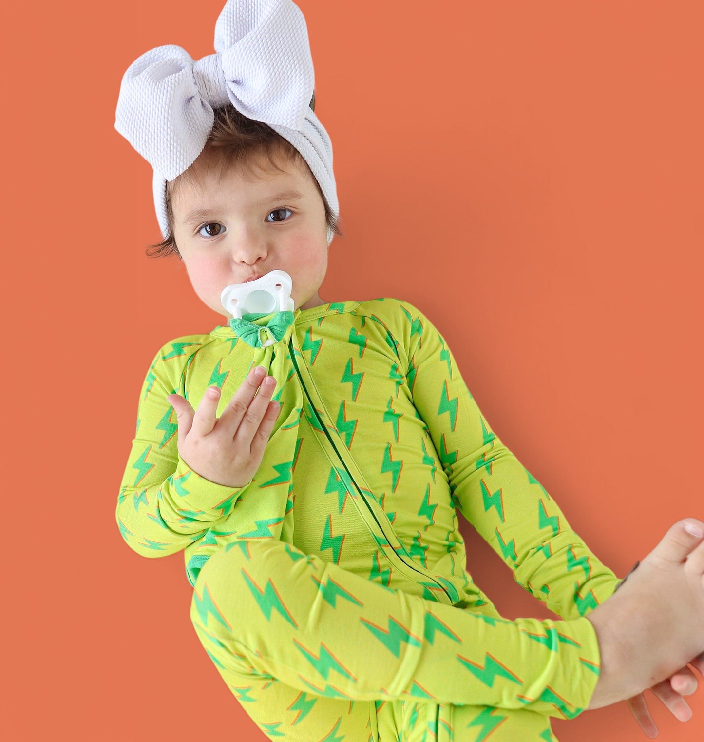 BRIGHT BOLTS DREAM ZIPPER ROMPER