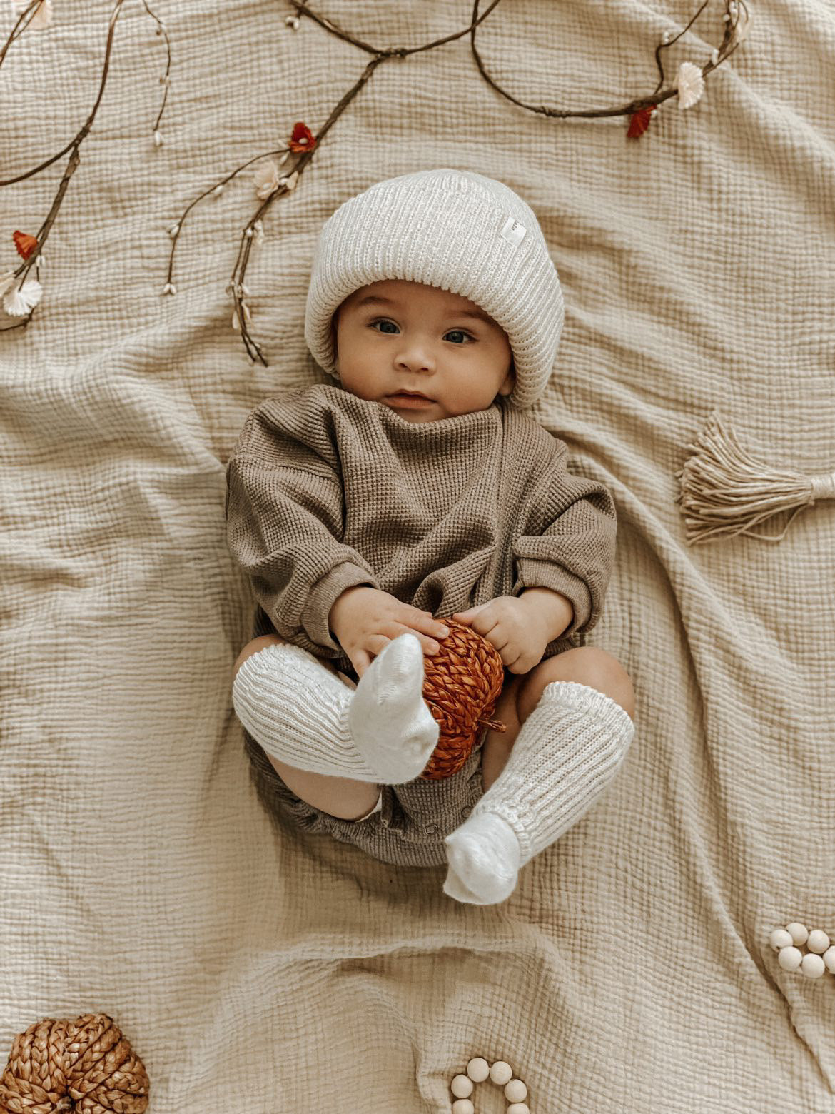 Waffle Bubble Onesie Romper
