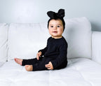 BLACK DREAM ZIPPER ROMPER